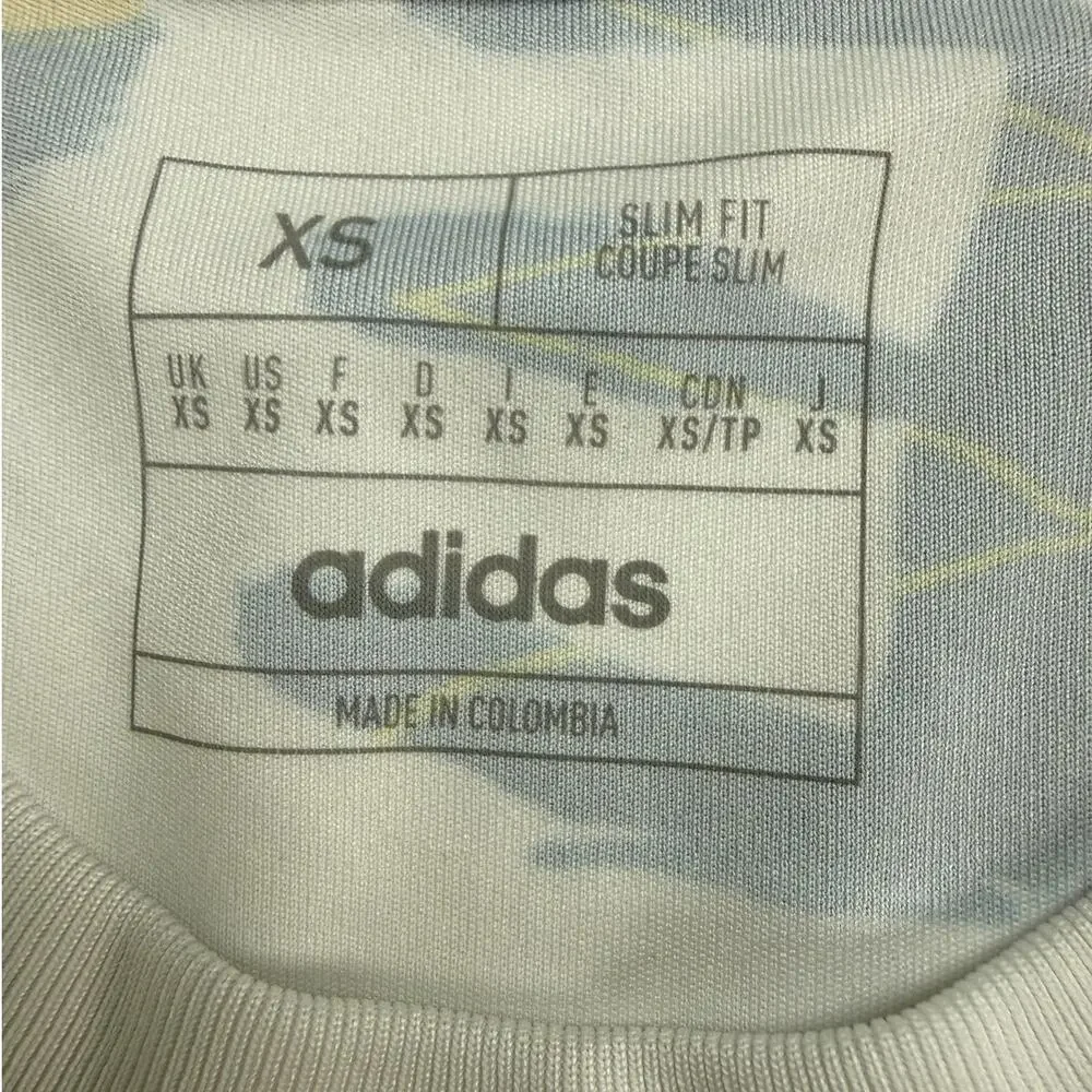 Adidas Real Salt Lake Tiro Graphic Soccer Jersey Training Top Men’s XS Slim Fit